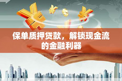 秦汉保单质押贷款，解锁现金流的金融利器