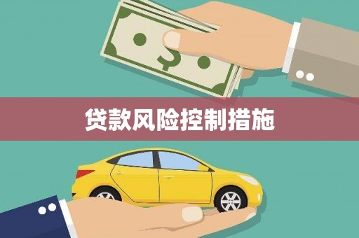 秦汉贷款风险控制措施