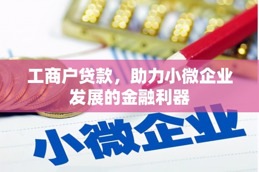 秦汉工商户贷款，助力小微企业发展的金融利器
