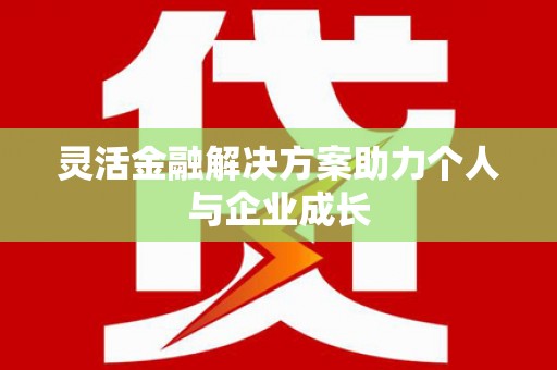 秦汉灵活金融解决方案助力个人与企业成长