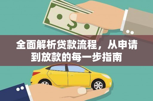 秦汉全面解析贷款流程，从申请到放款的每一步指南