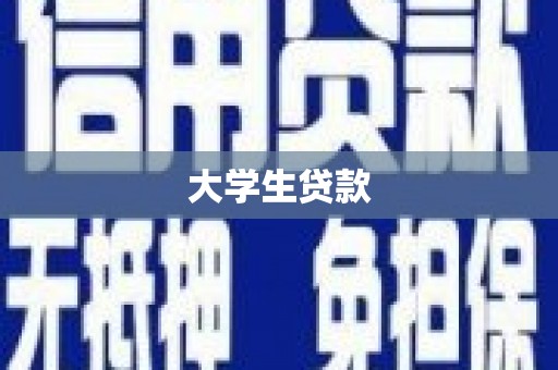 秦汉大学生贷款