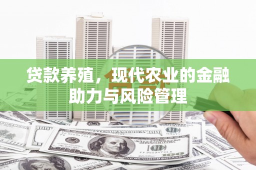 秦汉贷款养殖，现代农业的金融助力与风险管理