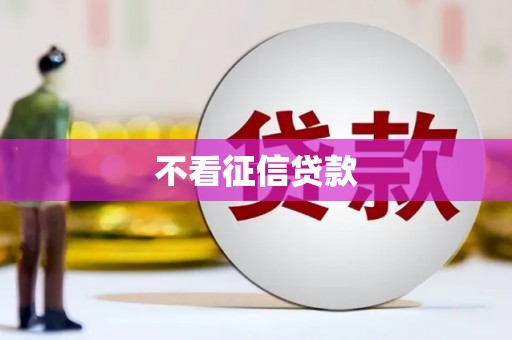 秦汉不看征信贷款