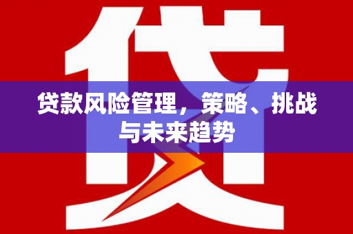 秦汉贷款风险管理，策略、挑战与未来趋势