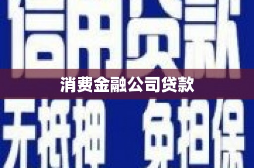 秦汉消费金融公司贷款