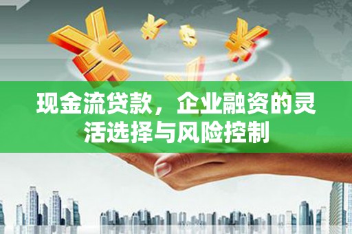 秦汉现金流贷款，企业融资的灵活选择与风险控制