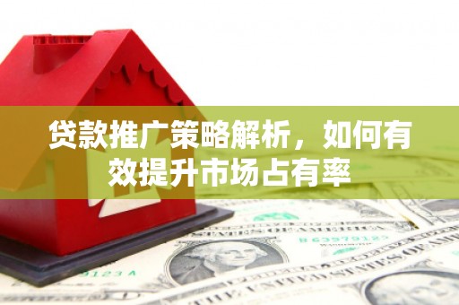 秦汉贷款推广策略解析，如何有效提升市场占有率