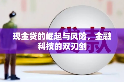 秦汉现金贷的崛起与风险，金融科技的双刃剑