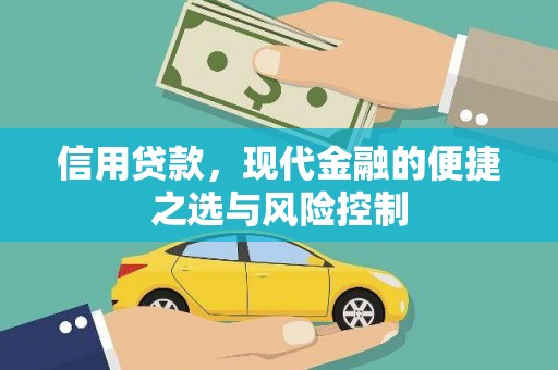 秦汉信用贷款，现代金融的便捷之选与风险控制