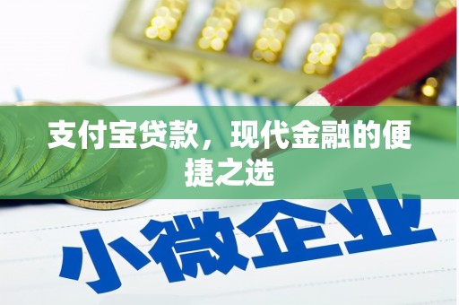 秦汉支付宝贷款，现代金融的便捷之选