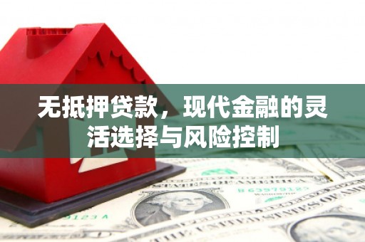 秦汉无抵押贷款，现代金融的灵活选择与风险控制