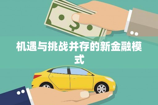 秦汉机遇与挑战并存的新金融模式
