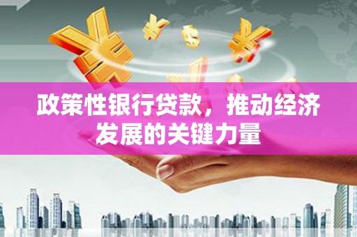 秦汉政策性银行贷款，推动经济发展的关键力量