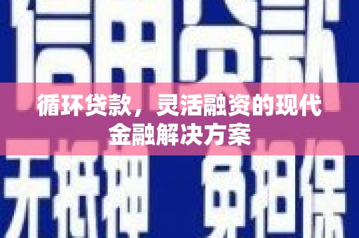 秦汉循环贷款，灵活融资的现代金融解决方案
