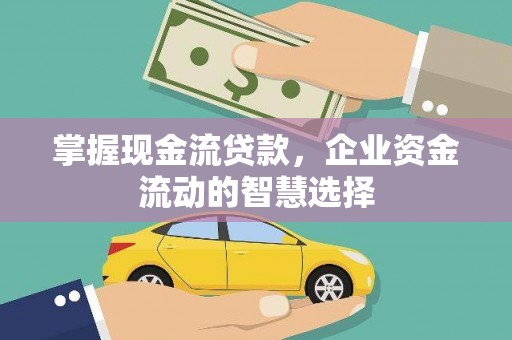 秦汉掌握现金流贷款，企业资金流动的智慧选择