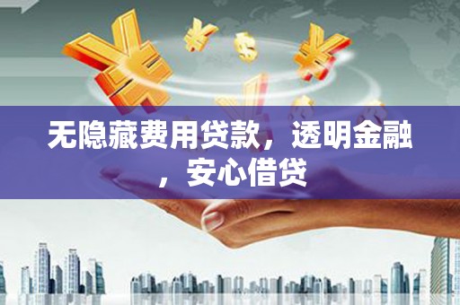 秦汉无隐藏费用贷款，透明金融，安心借贷