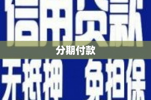 秦汉分期付款