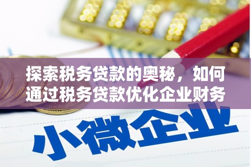 秦汉探索税务贷款的奥秘，如何通过税务贷款优化企业财务