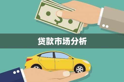 秦汉贷款市场分析