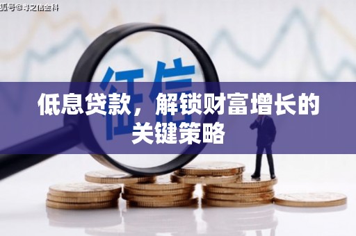 秦汉低息贷款，解锁财富增长的关键策略