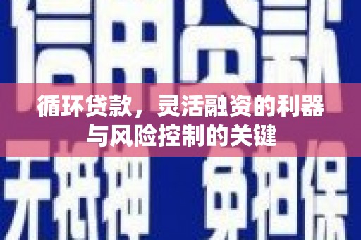 秦汉循环贷款，灵活融资的利器与风险控制的关键