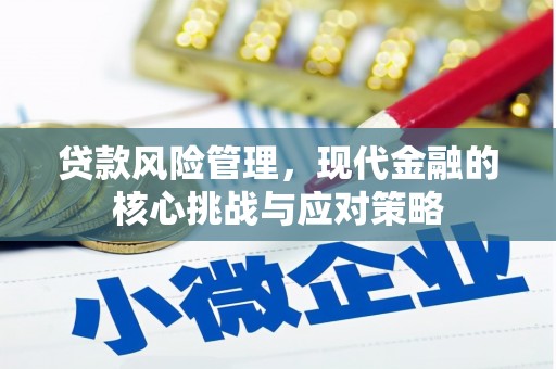 秦汉贷款风险管理，现代金融的核心挑战与应对策略
