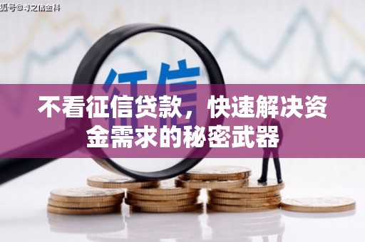秦汉不看征信贷款，快速解决资金需求的秘密武器
