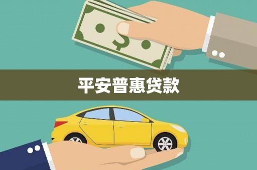 秦汉平安普惠贷款