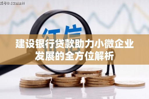 秦汉建设银行贷款助力小微企业发展的全方位解析