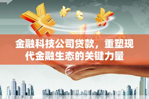 秦汉金融科技公司贷款，重塑现代金融生态的关键力量