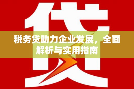 秦汉税务贷助力企业发展，全面解析与实用指南
