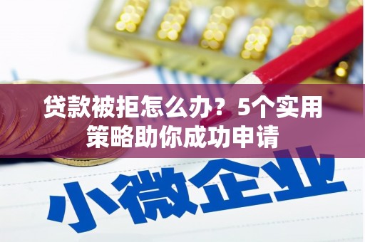 秦汉贷款被拒怎么办？5个实用策略助你成功申请