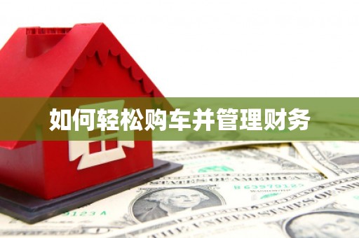 秦汉如何轻松购车并管理财务