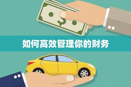 秦汉如何高效管理你的财务