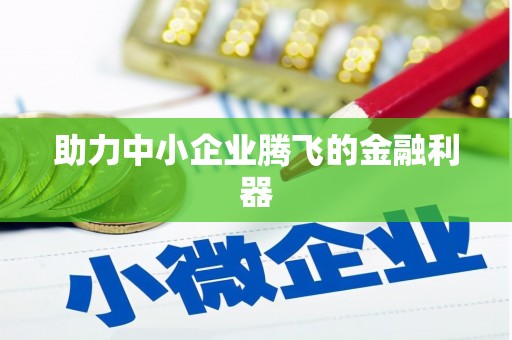 秦汉助力中小企业腾飞的金融利器