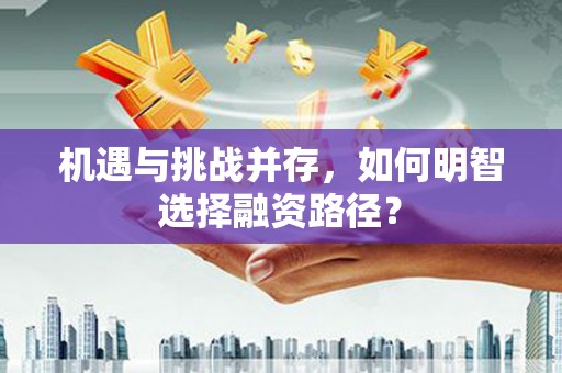 秦汉机遇与挑战并存，如何明智选择融资路径？