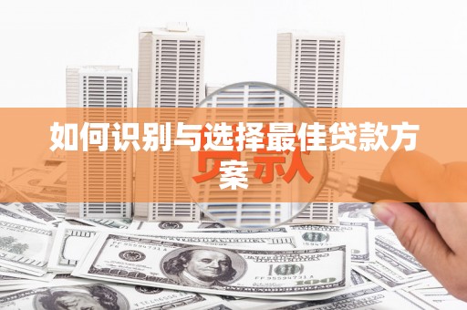 秦汉如何识别与选择最佳贷款方案